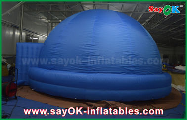 Tenda gonfiabile blu della cupola del planetario di Digital della stampa di logo per le scuole 4m - 15m