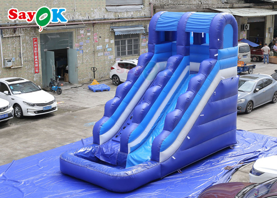 Fantastico divertimento Tarpaulin scivolo d'acqua gonfiabile con piscina scivolo gonfiabile scivolo d'acqua per bambini