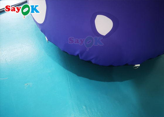 Fiore d'accensione gonfiabile di esplosione di abbagliamento della decorazione LED del giardino 190T 4m