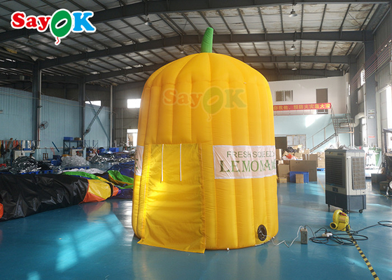 Pubblicità gonfiabile del supporto di limonata del lavoro della tenda all'aperto gonfiabile della tenda con il ventilatore