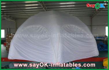 La tenda gonfiabile impermeabile bianca dell'aria della tenda gonfiabile dell'iarda ha personalizzato la tenda gonfiabile della cupola del PVC per l'evento