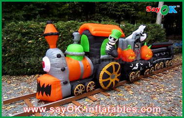 treno gonfiabile di Halloween delle decorazioni di festa del panno di 6m Oxford per divertimento ROHS