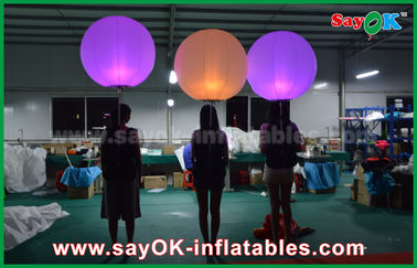 pallone gonfiabile della decorazione di illuminazione del diametro di 1m con colore che cambia la luce del LED