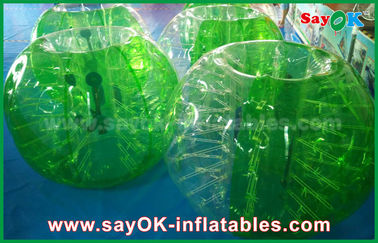 Pallone da calcio umano di calcio della bolla di sport del gioco di verde TPU dei giochi gonfiabili materiali gonfiabili di sport