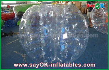 Pallone da calcio umano gonfiabile adulto di Zorb della bolla del PVC dei giochi gonfiabili all'aperto 0.8mm per i giochi di sport