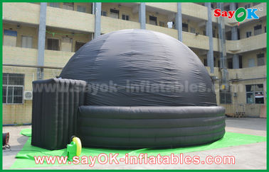Tenda gonfiabile del cinema della cupola della proiezione mobile gonfiabile del planetario del diametro del nero 7m