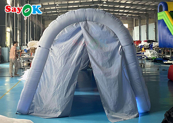 Tenda gonfiabile del tunnel del PVC di Manica su ordinazione dell'aria della tenda della cupola di evento con la tenda di porta