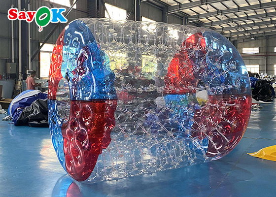 Giocattoli d'acqua galleggianti 0,9 mm PVC Tarpaulin Ballo gonfiabile a rotoli d'acqua Per piscina sul lago