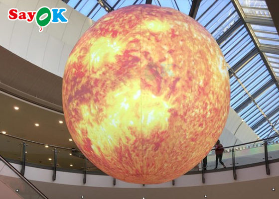 Terra gonfiabile dei pianeti della decorazione nove di evento con il pallone del pianeta della luce del LED