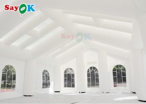 Tenda a casa gonfiabile LED Cubo a colori Tenda a sposa gonfiabile Tenda da campeggio a bolla