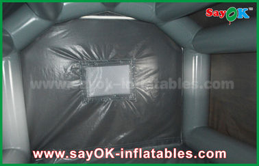 cabina di spruzzo gonfiabile del PVC dei prodotti gonfiabili su ordinazione grigi di 5m x di 10 per la spruzzatura dell'automobile