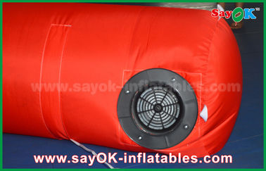 Arrivi gonfiabile ventilatore gonfiabile rosso dell'UL/CE di sicurezza dell'arco di rivestimento di 3m x di 4 210D Oxford per la corsa