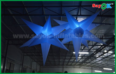Natale che appende la luce principale gonfiabile della stella della decorazione per il soffitto decorativo