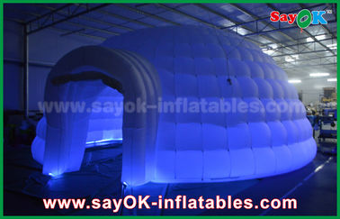 Tenda commerciale di evento del night-club della tenda gonfiabile rotonda bianca gonfiabile della cupola per il partito/fiera commerciale