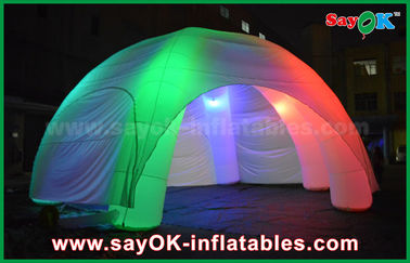 Gambe gonfiabili LED del night-club 5 che accendono la tenda gonfiabile della cupola del ragno gonfiabile con il ventilatore del CE/UL