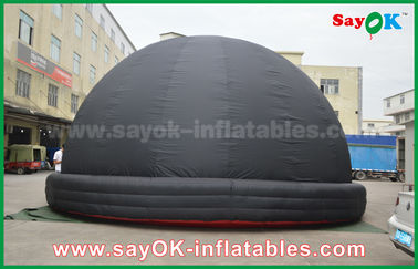 tenda gonfiabile mobile della proiezione della cupola del planetario del nero del diametro di 6m con l'aeratore