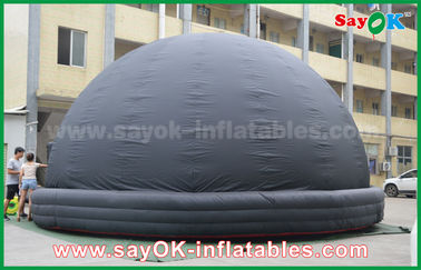 tenda gonfiabile mobile della proiezione della cupola del planetario del nero del diametro di 6m con l'aeratore