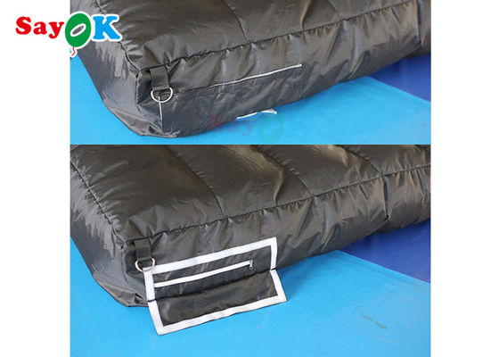 Tenda da galleria gonfiabile nera multifunzione per attività espositive