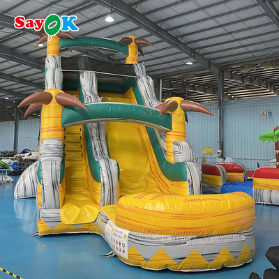 Salto gonfiabile Commerciale Salto gonfiabile piscina scivolo d'acqua per bambini Big Bounce House Salto castello