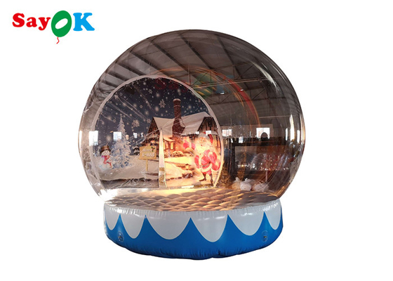 Tenda gonfiabile su misura della bolla della sfera di cristallo del globo della neve per il centro commerciale