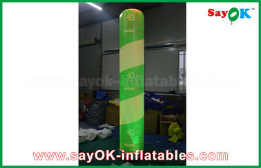 L'abitudine ha condotto la colonna gonfiabile leggera, decorazioni gonfiabili all'aperto con il PVC 600D/il nylon