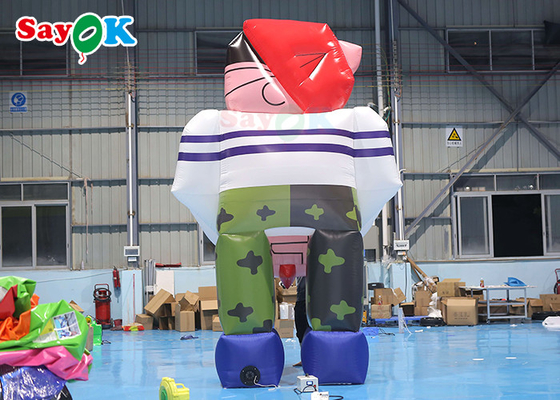 4.5m personaggi di cartoni animati gonfiabili mascotte gigante modello gonfiabile personaggi di cartoni animati per feste di compleanno