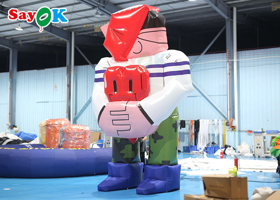 4.5m personaggi di cartoni animati gonfiabili mascotte gigante modello gonfiabile personaggi di cartoni animati per feste di compleanno
