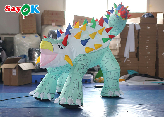 Animali gonfiabili Commerciale Disegni animati Modello di dinosauro gonfiabile per bambini Dimensioni personalizzate