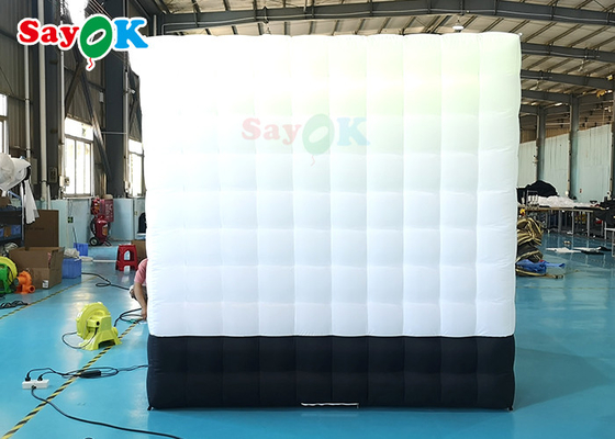Tenda gonfiabile della cabina della foto dello SGS Video cabina della foto da 360 gradi con la luce del LED