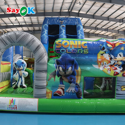 Slide gonfiabile per bambini Slide gonfiabile per acqua commerciale Slide gonfiabile con piscina Personaggi di cartoni animati per adolescenti