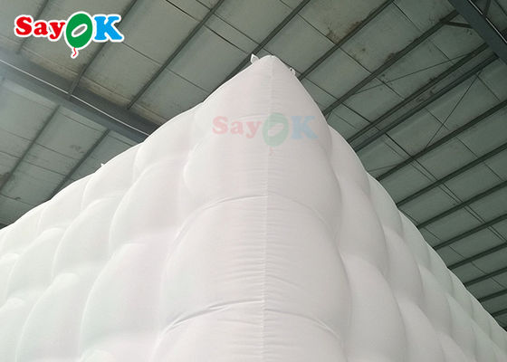 Tenda gonfiabile a misura LED Oxford Tenda gonfiabile a cubo Piazza Party Center Marquee per l'esposizione