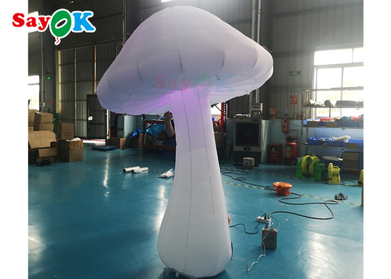 Decorazione gonfiabile gigante del fungo di colore di stampa completa con il ventilatore