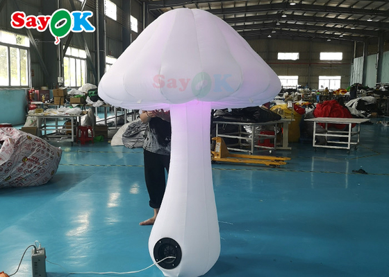 Decorazione gonfiabile gigante del fungo di colore di stampa completa con il ventilatore