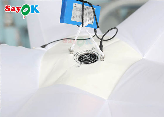 lampada decorativa d'attaccatura d'accensione gonfiabile di attività all'aperto della stella della decorazione di 2m