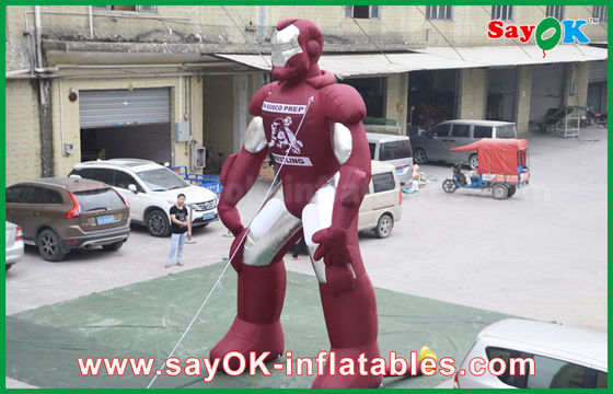 Robot gonfiabile duraturo gonfiabile Iron Man / Spider Man Personaggio di cartone animato Eroe per l'evento