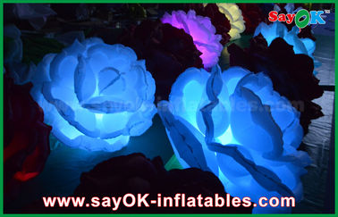 LED che accende il fiore gonfiabile del diametro Rosa della decorazione di illuminazione con il ventilatore del CE/UL