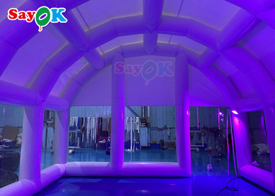 Tenda gonfiabile per la casa 0,55 mm Pvc Tenda gonfiabile per l'aria chiara Cupola stagna per copertura piscina