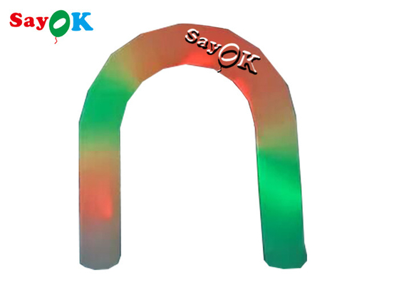 LED che accende 2.5m Dia Oxford Cloth Inflatable Arch per l'arco gonfiabile Logo Printing della corsa di eventi del partito