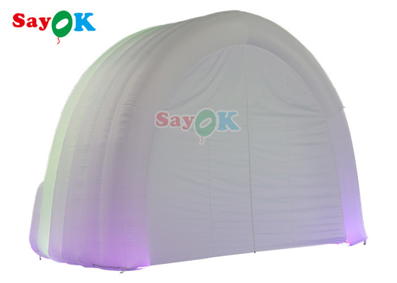 LED che accende la tenda gonfiabile del cubo con il ventilatore per il partito del negozio della bevanda della birra