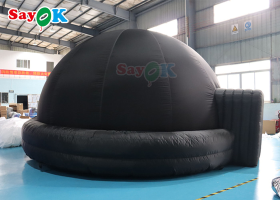 tenda gonfiabile della cupola del planetario di 5m con 2 stuoie del pavimento del PVC e dei ventilatori