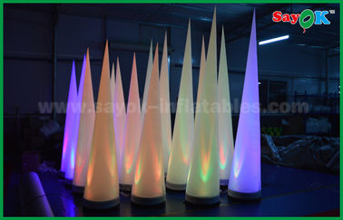 2.5m / 3mH ha condotto l'accensione della decorazione gonfiabile di illuminazione a forma di cono per l'evento/pubblicità
