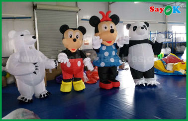 Mouse Minnie personalizzato Panda natalizio gonfiabile / Mouse a forma di parco divertimenti