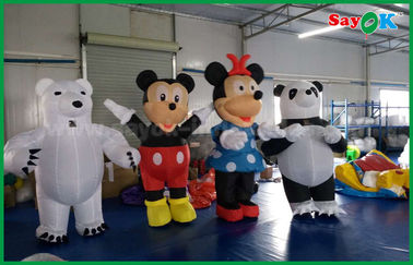 Il panda/topo gonfiabili su misura dei personaggi dei cartoni animati ha modellato per il parco di divertimenti