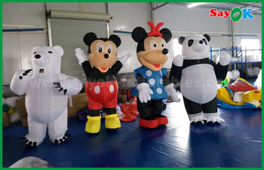 Il panda/topo gonfiabili su misura dei personaggi dei cartoni animati ha modellato per il parco di divertimenti