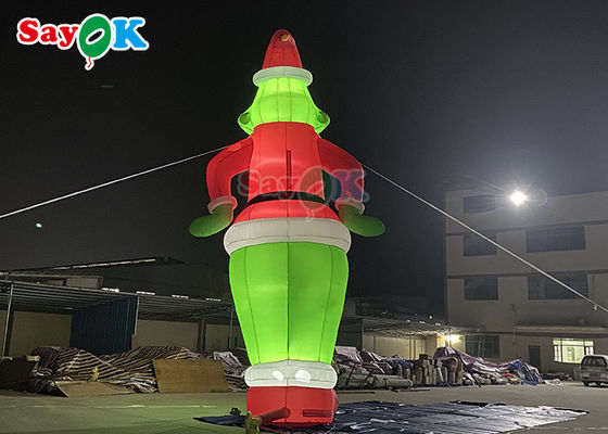 Figli di cartone animati di cani gonfiabili giganti Grinch gonfiabile Pallone Babbo Natale per la decorazione