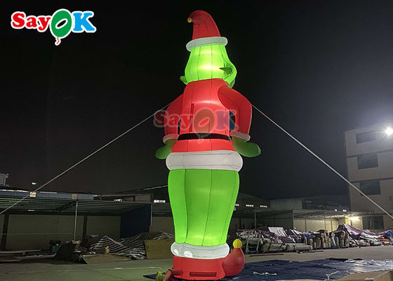 Figli di cartone animati di cani gonfiabili giganti Grinch gonfiabile Pallone Babbo Natale per la decorazione