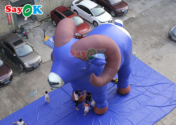 pubblicità di modello della capra di guida di Balloons Custom Inflation degli animali gonfiabili della capra di 7.5m