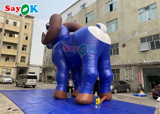 pubblicità di modello della capra di guida di Balloons Custom Inflation degli animali gonfiabili della capra di 7.5m
