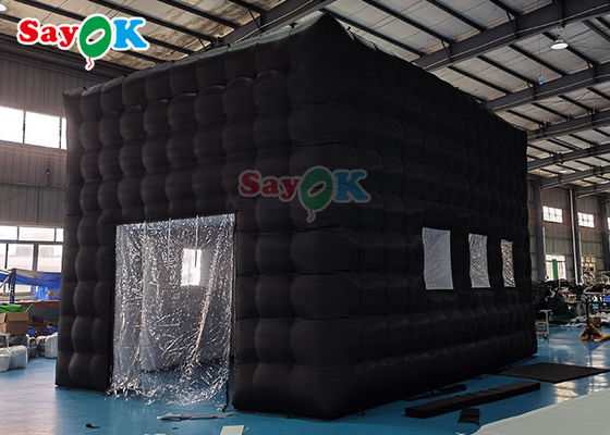 LED discoteca night club festa tenda personalizzata tenda gonfiabile discoteca gonfiabile per eventi adulti cubo nero casa