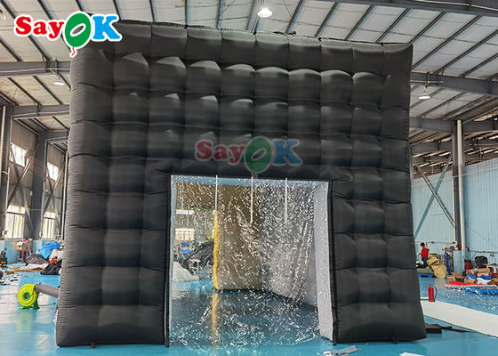 LED discoteca night club festa tenda personalizzata tenda gonfiabile discoteca gonfiabile per eventi adulti cubo nero casa